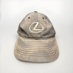 Naturally Distressed Lexus Embroidered Dad Hat Gray Faded One Size Cotton VTG